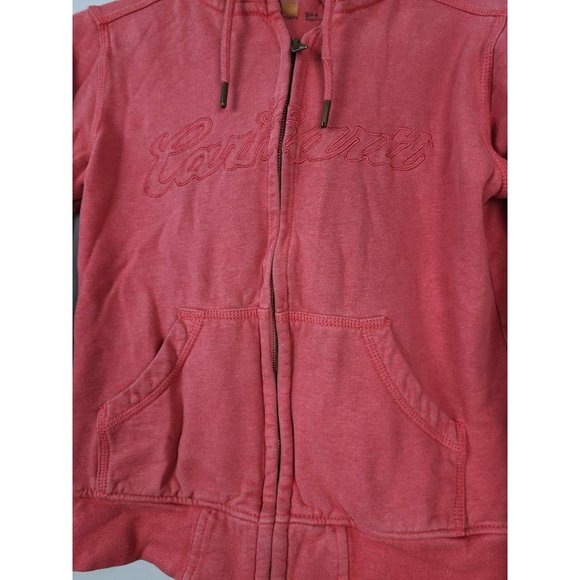 Carhartt Tops | Carhartt Womens Pink Zip Up Hoodie Sweatshirt | Poshmark